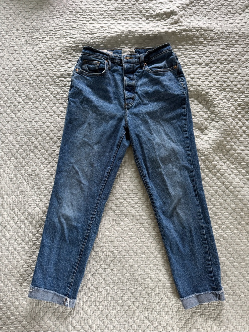 Universal Thread Women's Dark Blue Boyfriend Jeans